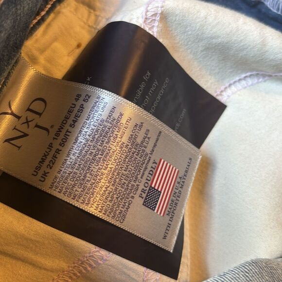 NYDJ nwt Ira ankle Blue Jeans size 18w - Picture 7 of 8